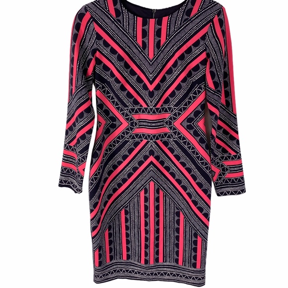 Vince Camuto Sheath Dress Size 6 Dark Purple Pink - Picture 3 of 6